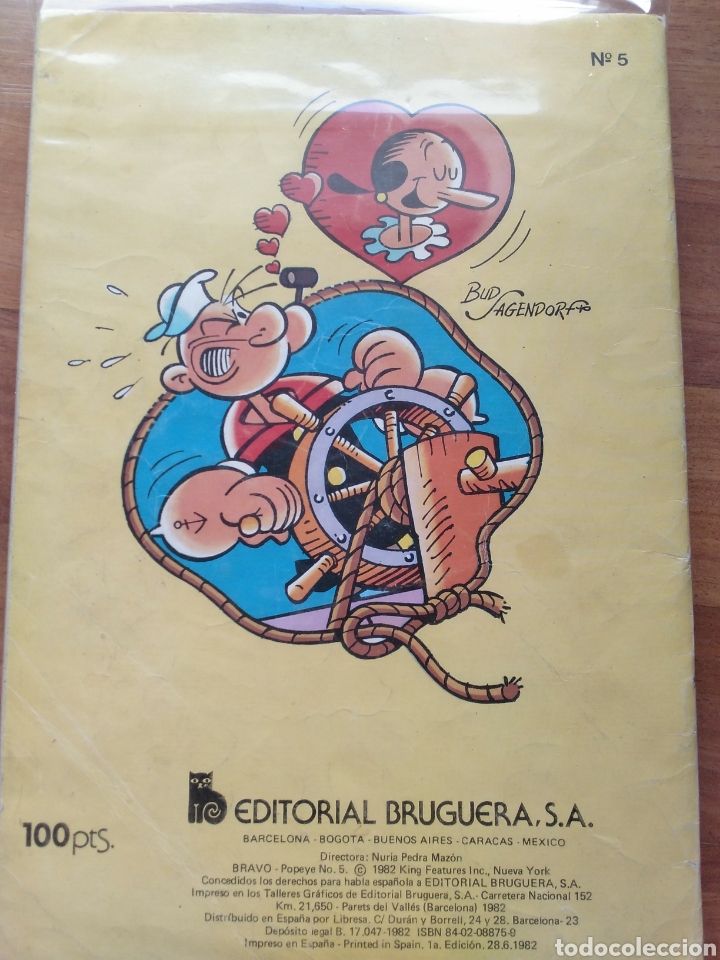Tebeos: Popeye. Bruguera. Completa.5 numeros - Foto 2
