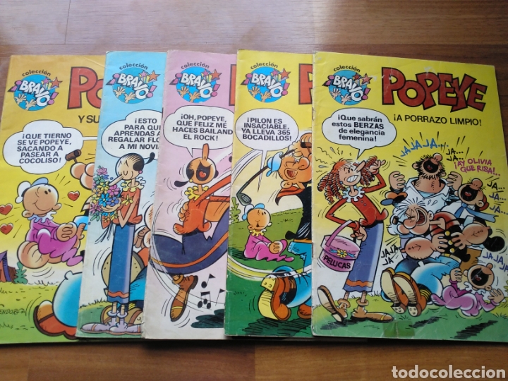 Tebeos: Popeye. Bruguera. Completa.5 numeros - Foto 3