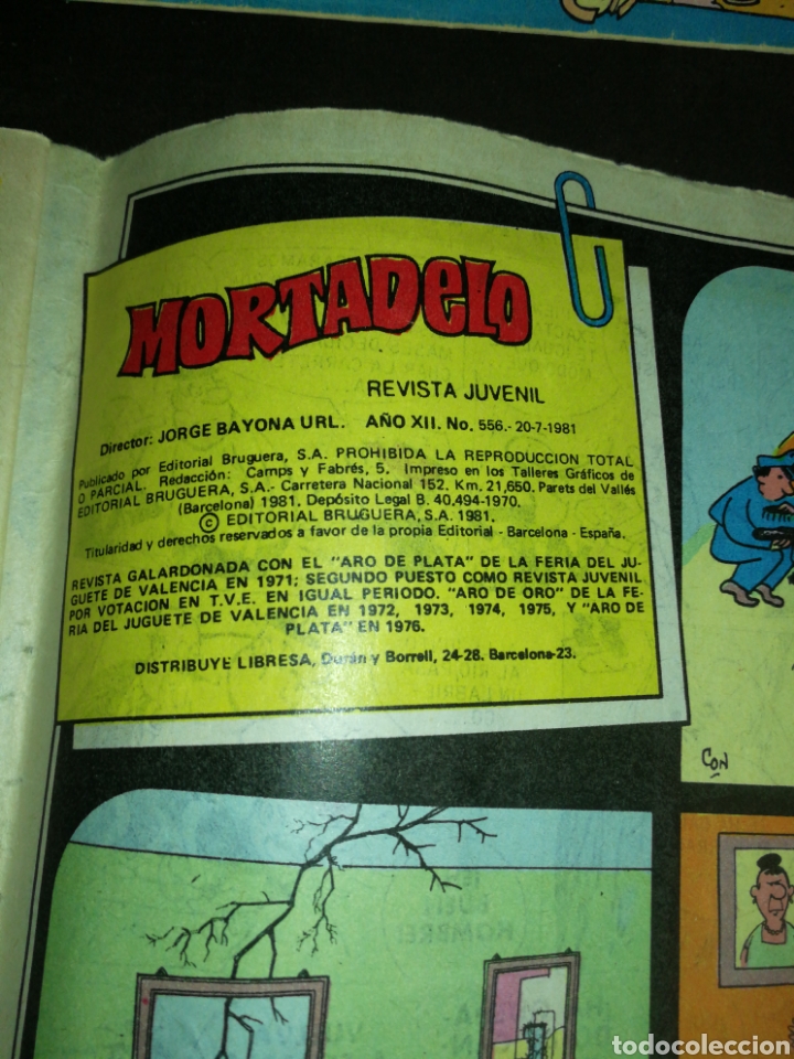 Tebeos: MORTADELO N&deg;556, A&Ntilde;O XII. - Foto 3