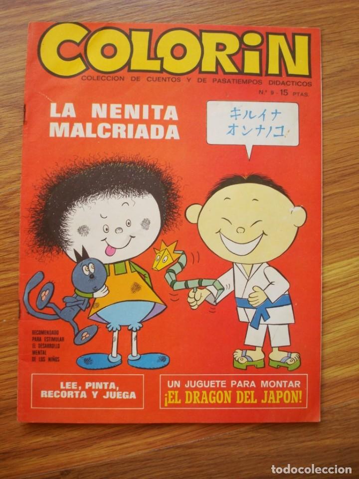 Livros de Banda Desenhada: Colorin n&ordm; 9 (coleccion de cuentos y pasatiempos did&aacute;cticos) Bruguera 1972