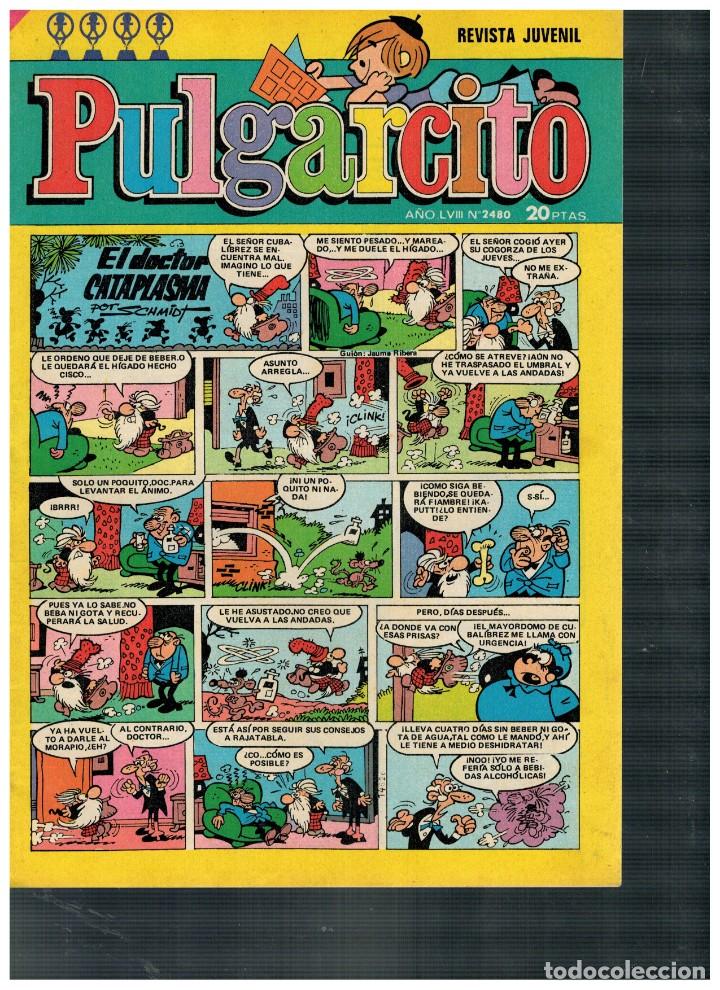 Tebeos: PULGARCITO N&ordm; 2480 EXCELENTE. - Foto 1