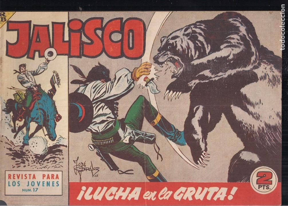 Tebeos: JALISCO N&ordm; 17: LUCHA EN LA GRUTA - Foto 1