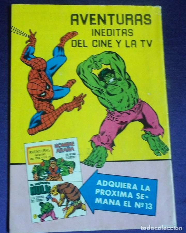 Tebeos: COMIC SPIDERMAN /EL INCREIBLE HULK N&ordm; 12 MARVEL COMICS GROUP 1981 BRUGUERA.B - Foto 3