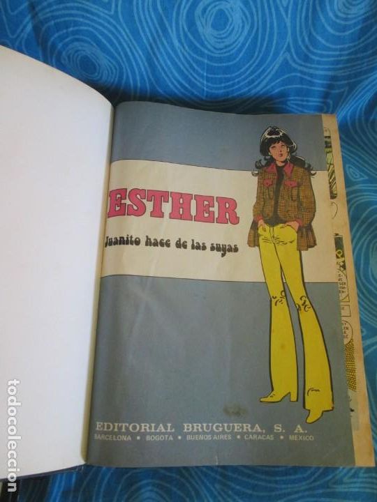 Tebeos: TRES TOMOS ESTHER ENCUADERNADOS - Foto 4