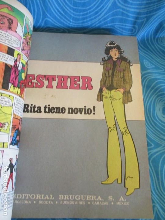 Tebeos: TRES TOMOS ESTHER ENCUADERNADOS - Foto 8