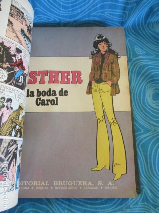 Tebeos: TRES TOMOS ESTHER ENCUADERNADOS - Foto 10
