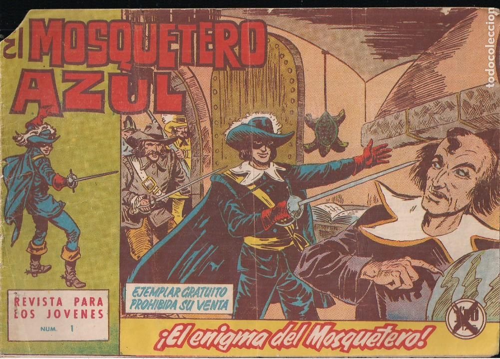 Tebeos: EL MOSQUETERO AZUL N&ordm; 1: EL ENIGMA DEL MOSQUETERO - Foto 1