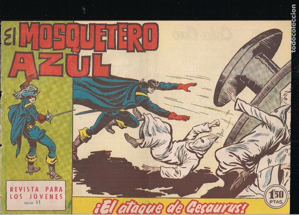 Tebeos: EL MOSQUETERO AZUL N&ordm; 11: EL ATAQUE DE GESAURUS - Foto 1