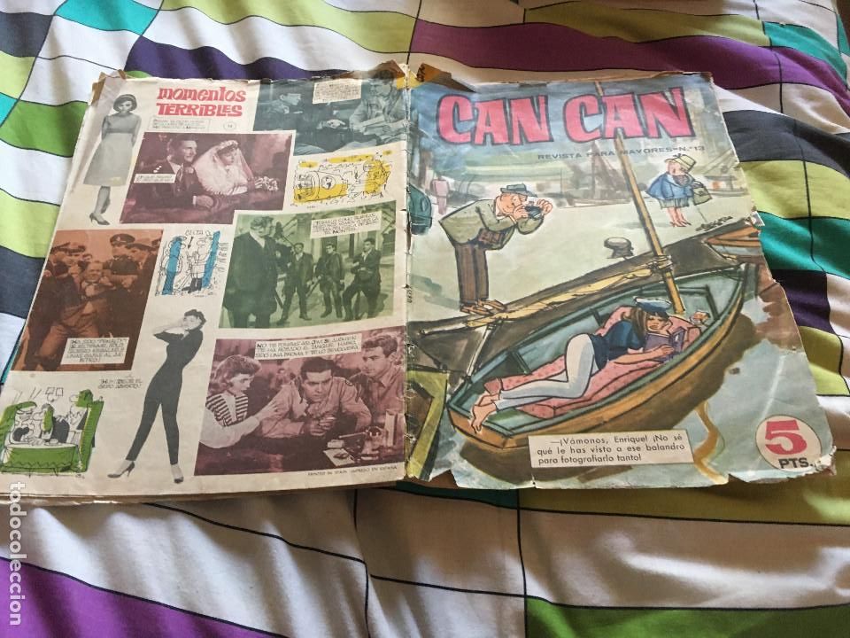 Tebeos: CAN CAN 2&ordf; EPOCA LOTE DE 8 NUMEROS VER INTERIOR - Foto 1