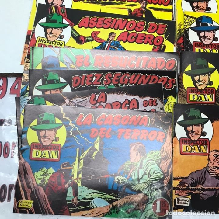 Tebeos: LOTE INSPECTOR DAN 20 TOMOS EUGENIO GINER - Foto 2