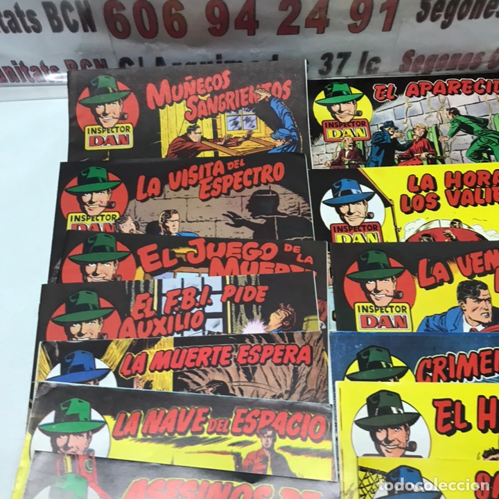 Tebeos: LOTE INSPECTOR DAN 20 TOMOS EUGENIO GINER - Foto 4