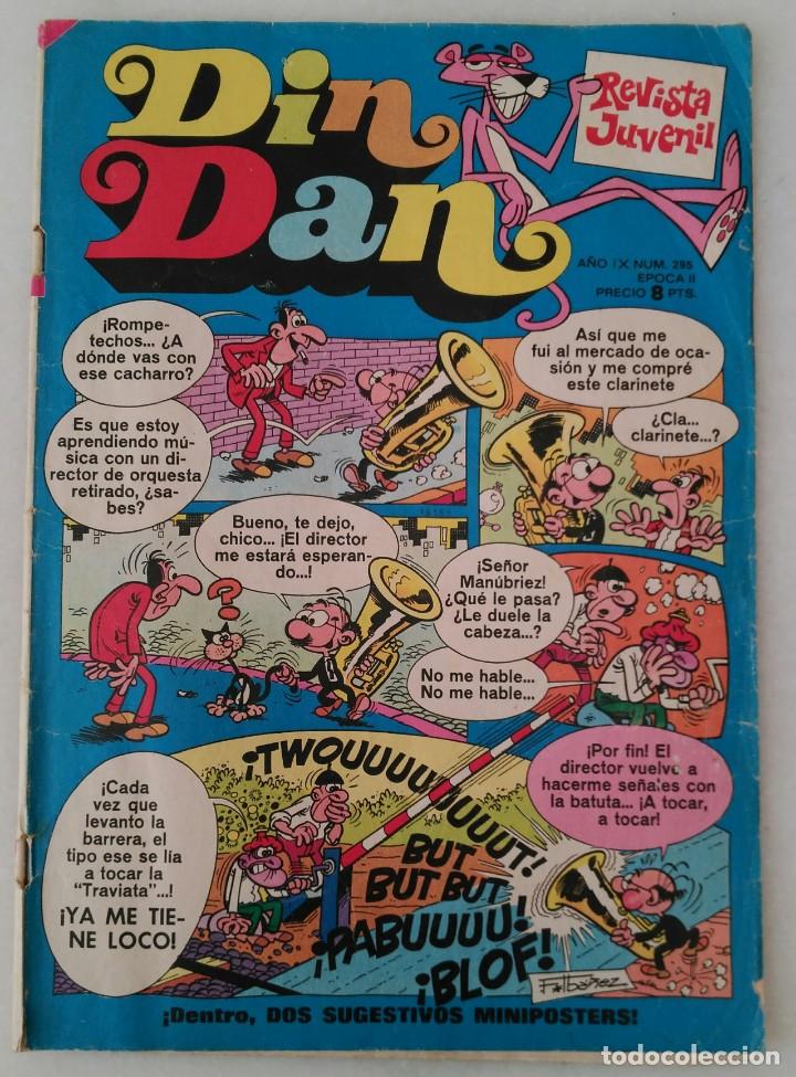 Tebeos: C&oacute;mic - Din Dan - N&uacute;mero 295 A&ntilde;o IX. - Foto 1