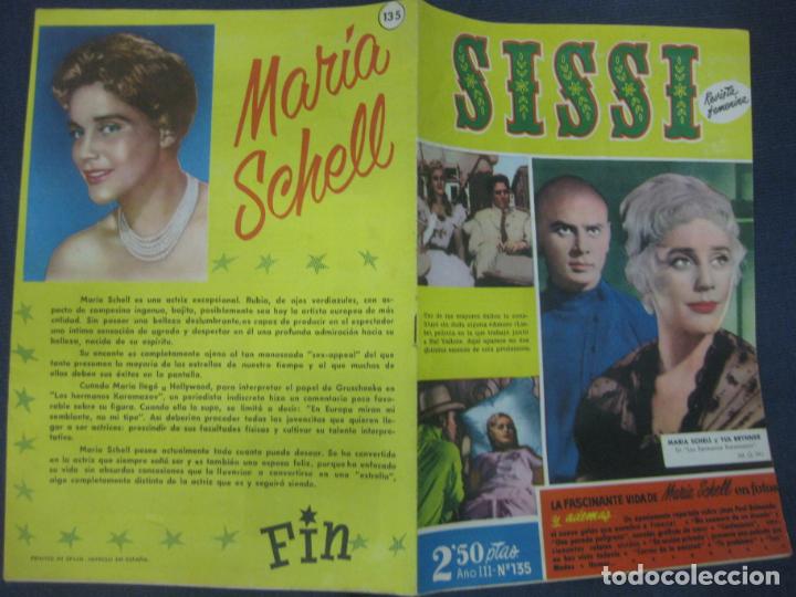 Tebeos: SISSI N&ordm; 135. MARIA SCHELL. - Foto 1