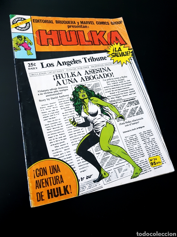 Tebeos: HULKA 24 BRUGUERA LA MASA NORMAL ESTADO - Foto 1