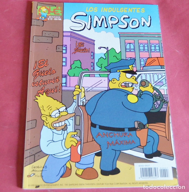 Tebeos: LOS INDULGENTES SIMPSON - OLE N&ordm; 27 - Foto 1