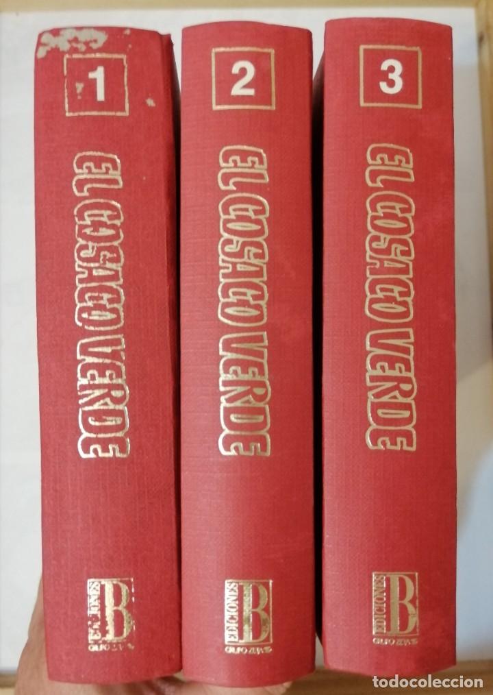 Tebeos: EL COSACO VERDE 3 TOMOS COLECCI&Oacute;N COMPLETA. - Foto 1