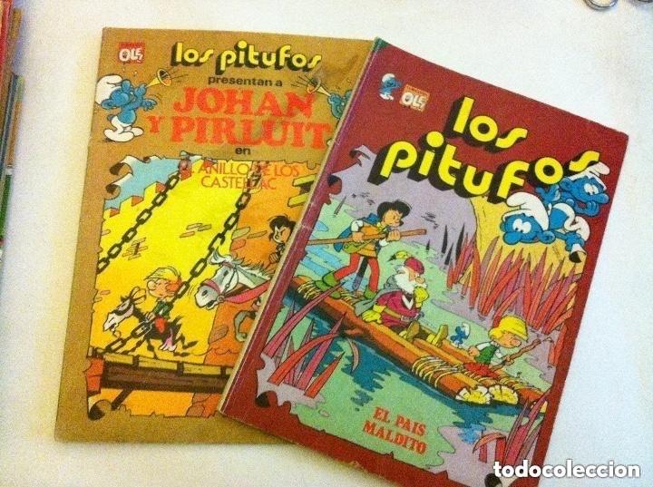 Tebeos: los pitufos -lote de 2 - Foto 1