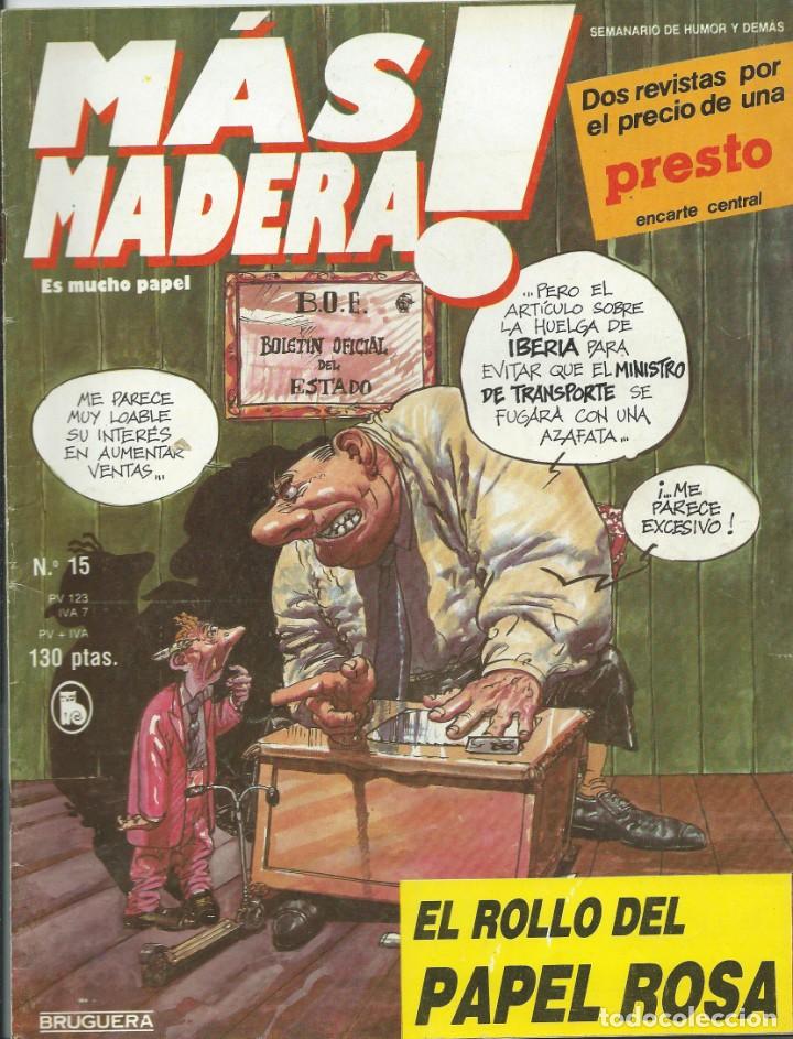 Tebeos: M&aacute;s madera n&ordm; 15 Bruguera - Foto 1
