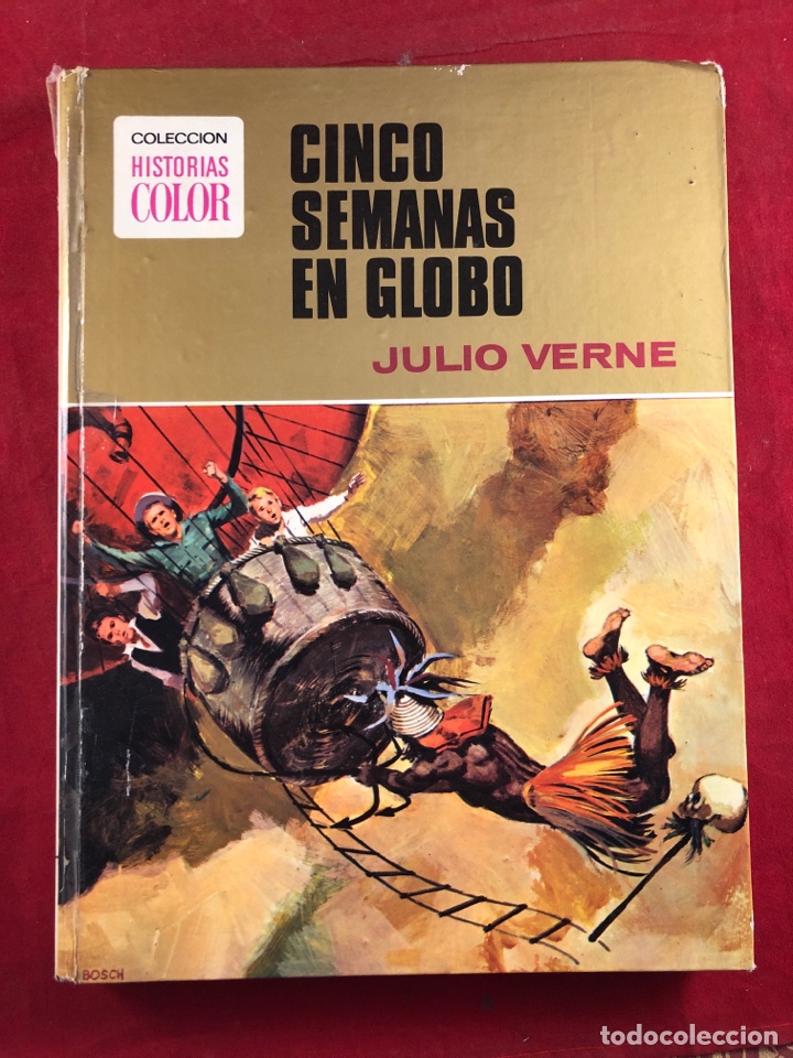 Tebeos: Cinco semanas en globo JULIO VERNE - Foto 1