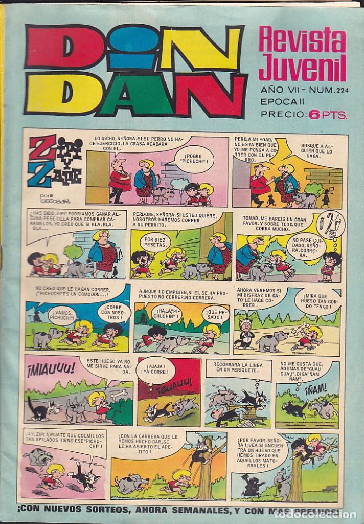 Tebeos: COMIC COLECCION DIN DAN N&ordm; 224 - Foto 1