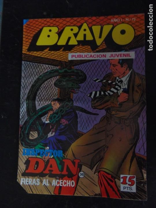 Tebeos: BRAVO . INSPECTOR DAN N&ordm; 72 / 36 - Foto 2