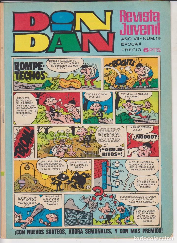 Tebeos: COMIC COLECCION DIN DAN N&ordm; 215 - Foto 1