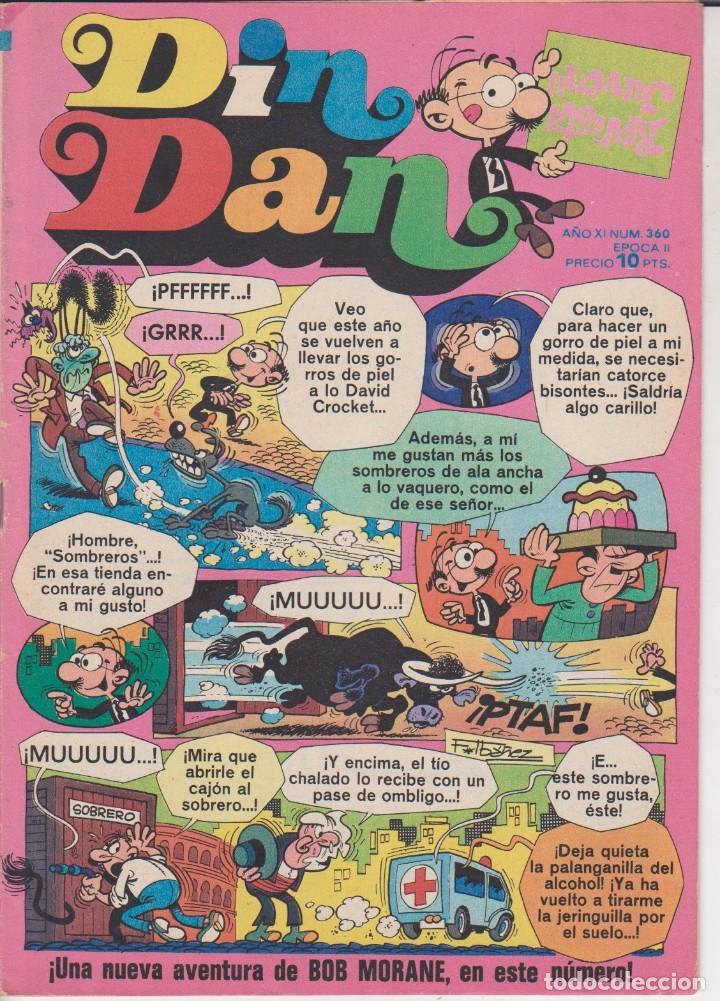 Tebeos: COMIC COLECCION DIN DAN N&ordm; 360 - Foto 1