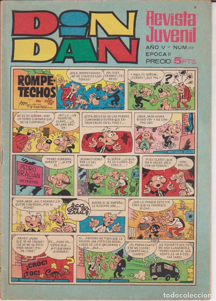 Tebeos: COMIC COLECCION DIN DAN N&ordm; 117 - Foto 1