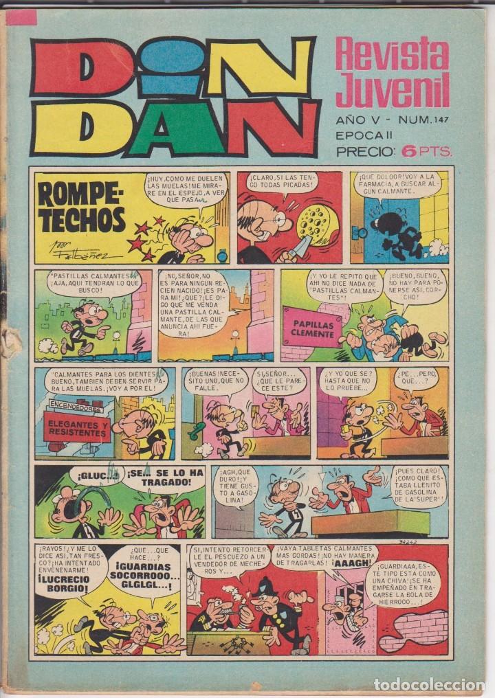 Tebeos: COMIC COLECCION DIN DAN N&ordm; 147 - Foto 1