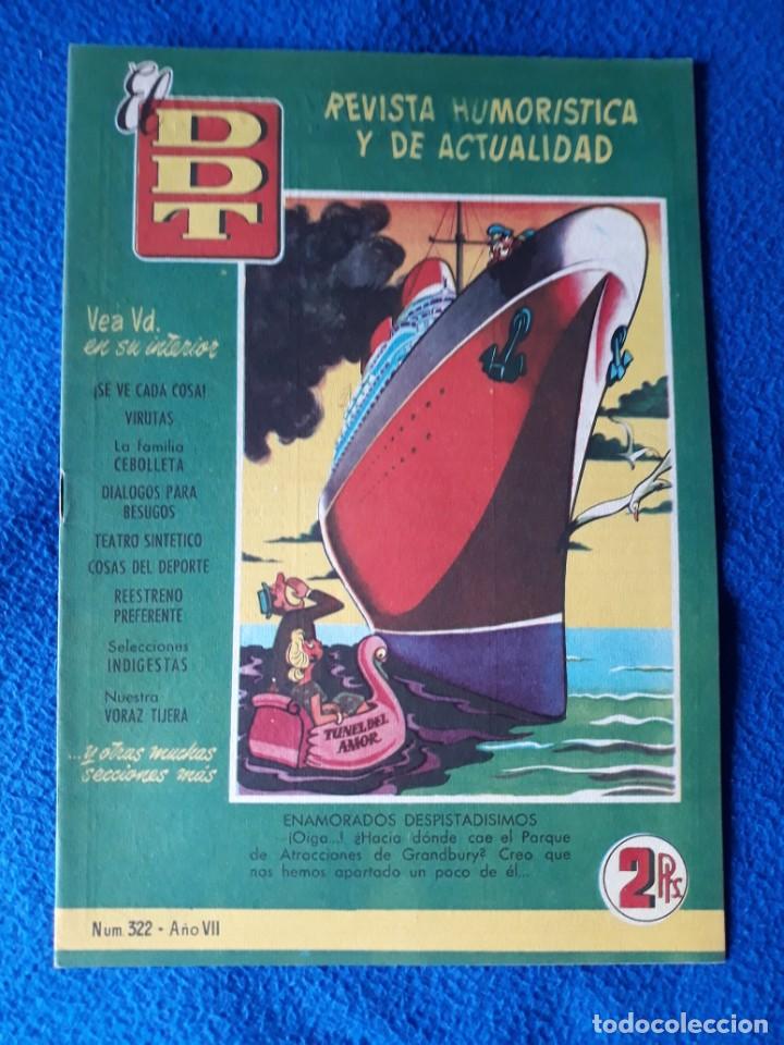 Tebeos: EL DDT N&ordm; 322 .......... BRUGUERA - Foto 1