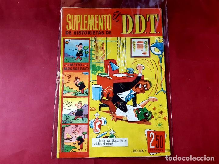 Tebeos: SUPLEMENTO DE HISTORIETAS EL DDT N&ordm; 9 -IMPECABLE ESTADO - Foto 1