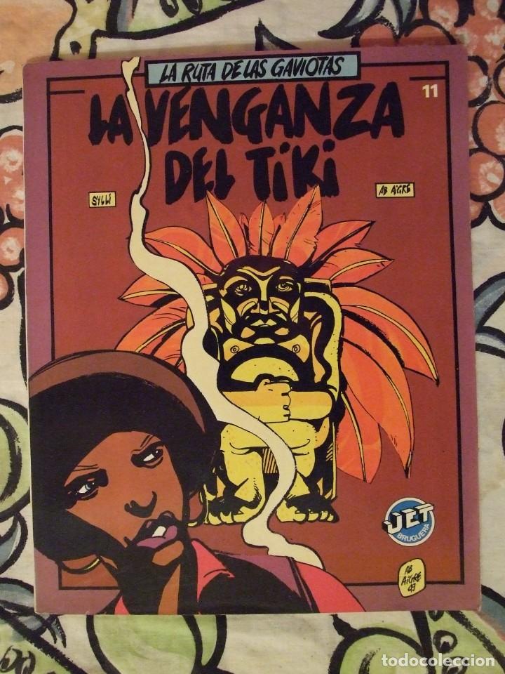 Livros de Banda Desenhada: LA VENGANZA DEL TIKI/LA RUTA DE LAS GAVIOTAS - N&ordm; 11 JET BRUGUERA 1984 PERFECTO ESTADO