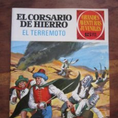 Tebeos: EL CORSARIO DE HIERRO. EL TERREMOTO. GRANDES AVENTURAS JUVENILES, 57 1ª ED. 1975 NUEVO. Lote 229170895