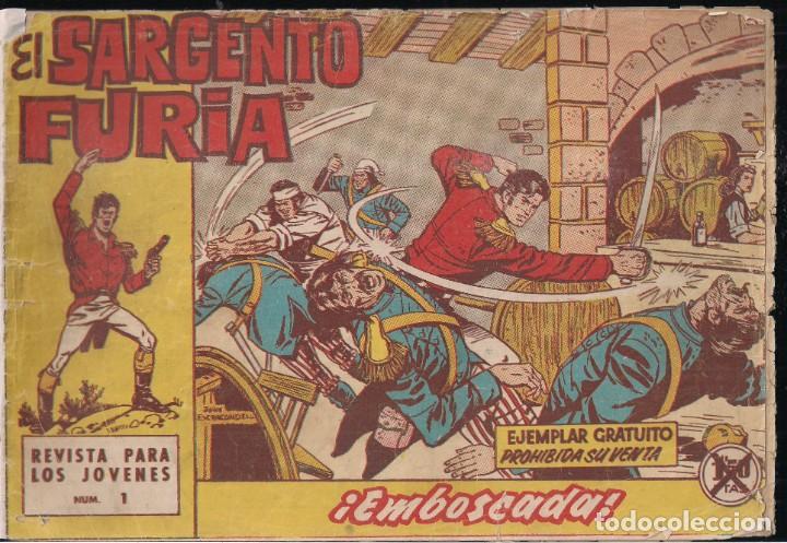 Tebeos: EL SARGENTO FURIA N&ordm; 1: EMBOSCADA - Foto 1