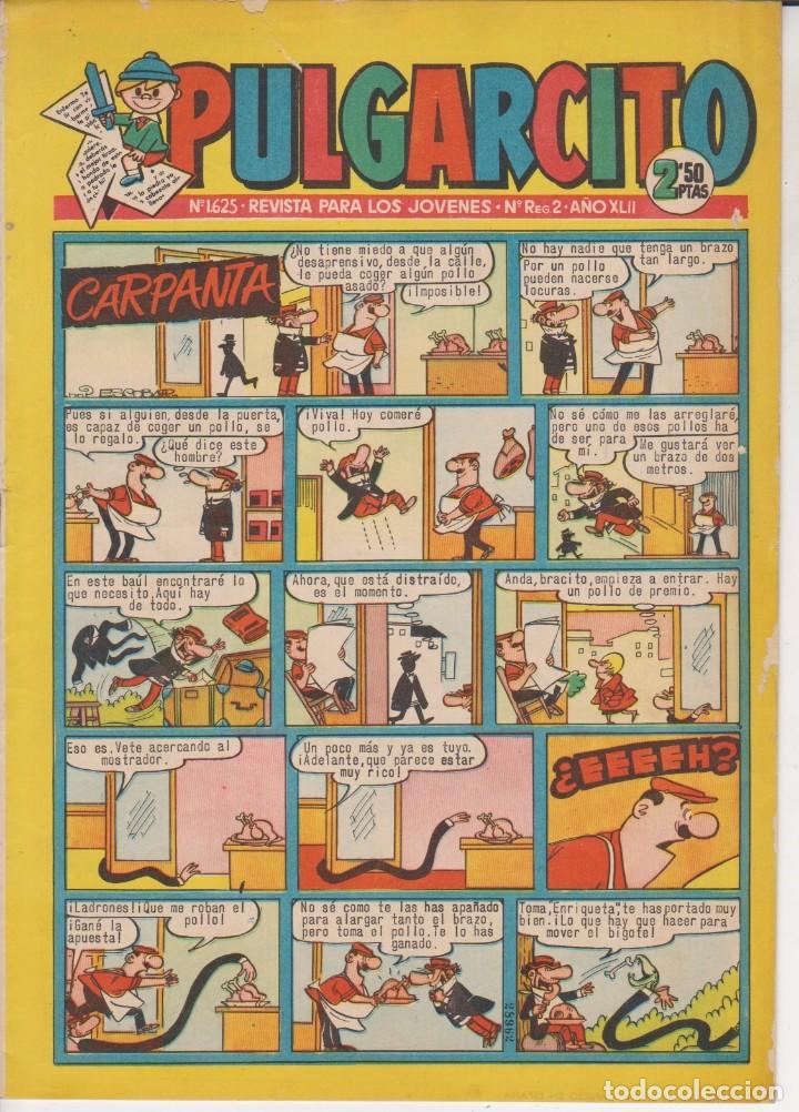 Tebeos: comic coleccion PULGARCITO N&ordm; 1625 - Foto 1