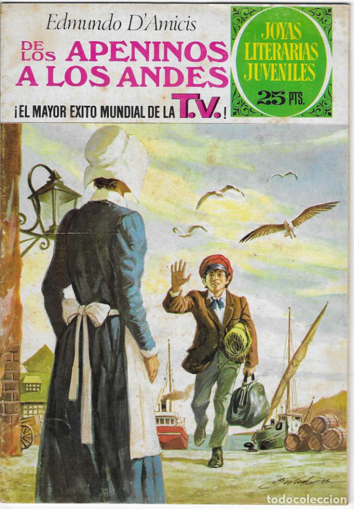 Tebeos: JOYAS LITERARIAS JUVENILES -- N&ordm; 75 DE LOS APENINOS A LOS ANDES -- 2&ordf; EDICI&Oacute;N