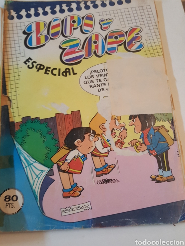 Tebeos: Lote dos comic Especial Zipi y Zape con defectos - Foto 2