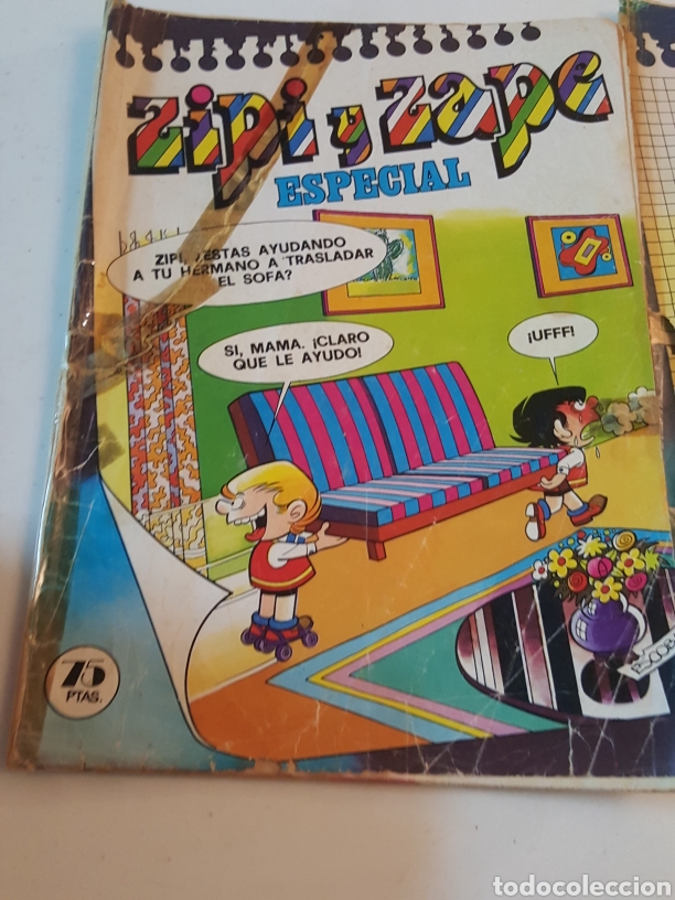 Tebeos: Lote dos comic Especial Zipi y Zape con defectos - Foto 1