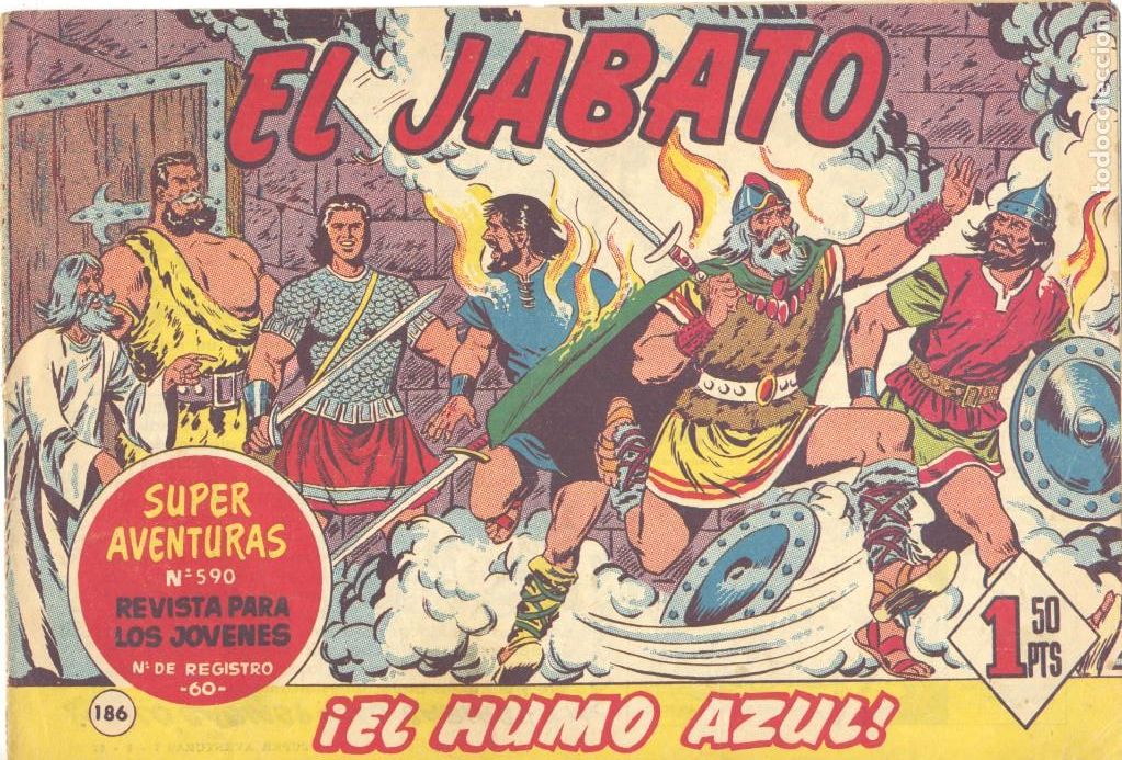 Tebeos: jabato 186. Bruguera original - Foto 1