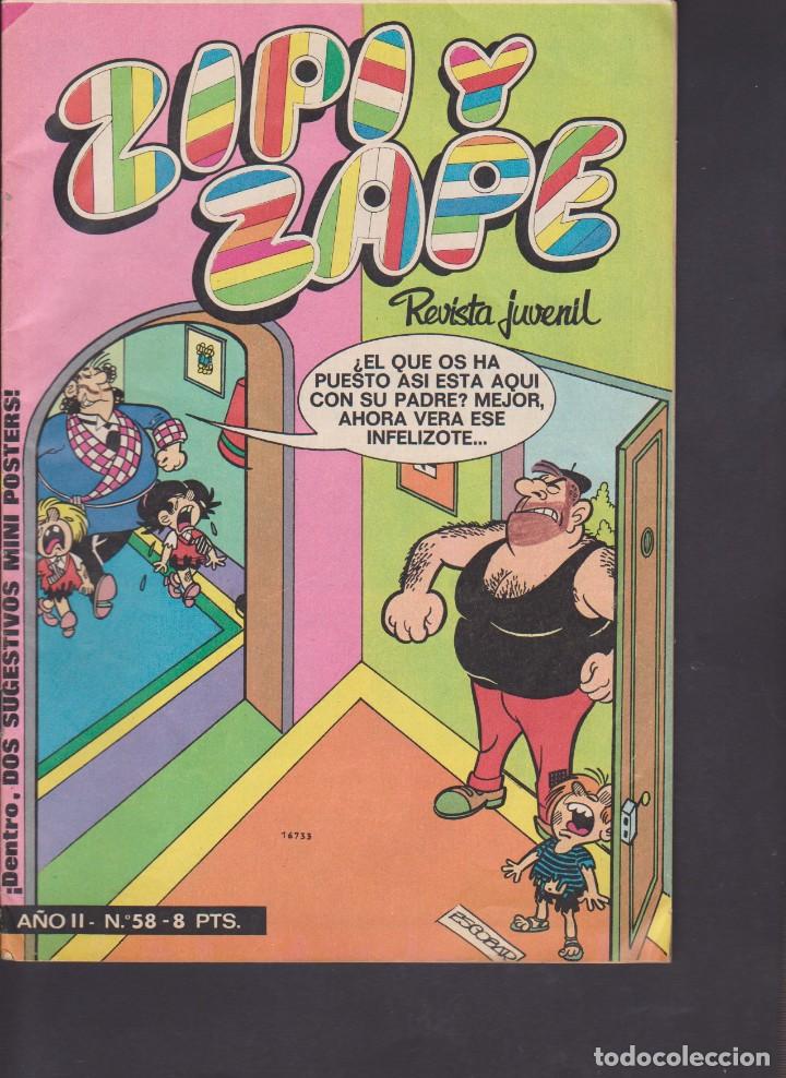 Tebeos: COMIC COLECCION ZIPI Y ZAPE N&ordm; 58 - Foto 1