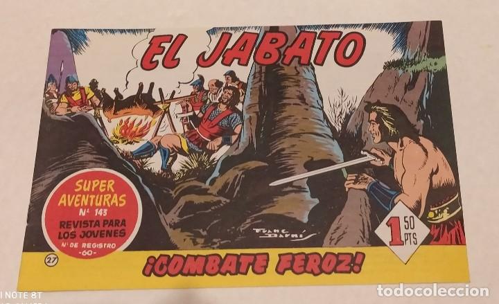 Tebeos: FACSIMIL EL JABATO N&ordm; 27 EDICIONES B.- &iexcl;COMBATE FEROZ! - Foto 1