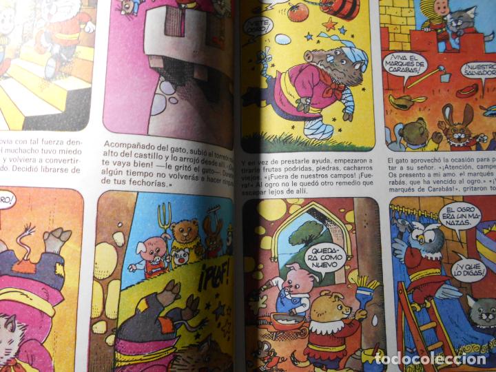 Tebeos: CUENTO GRAFICO EL GATO CON BOTAS 1985 BRUGUERA - Foto 2