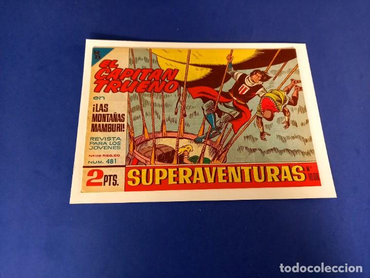 Tebeos: CAPITAN TRUENO- N&ordm; 481 - ORIGINAL - Foto 1