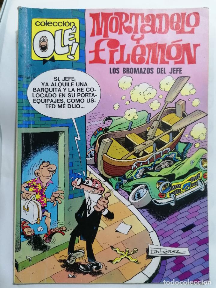 Tebeos: MORTADELO Y FILEMON, LOS BROMAZOS DEL JEFE - Foto 1