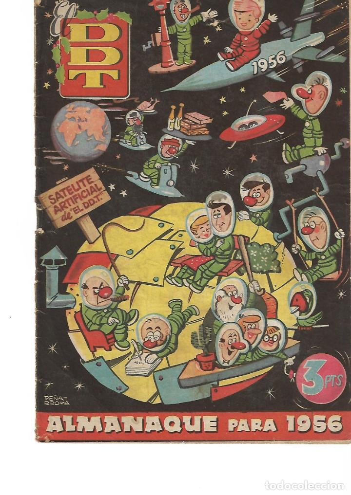 Tebeos: DDT-ALMANAQUE PARA1956- - Foto 1