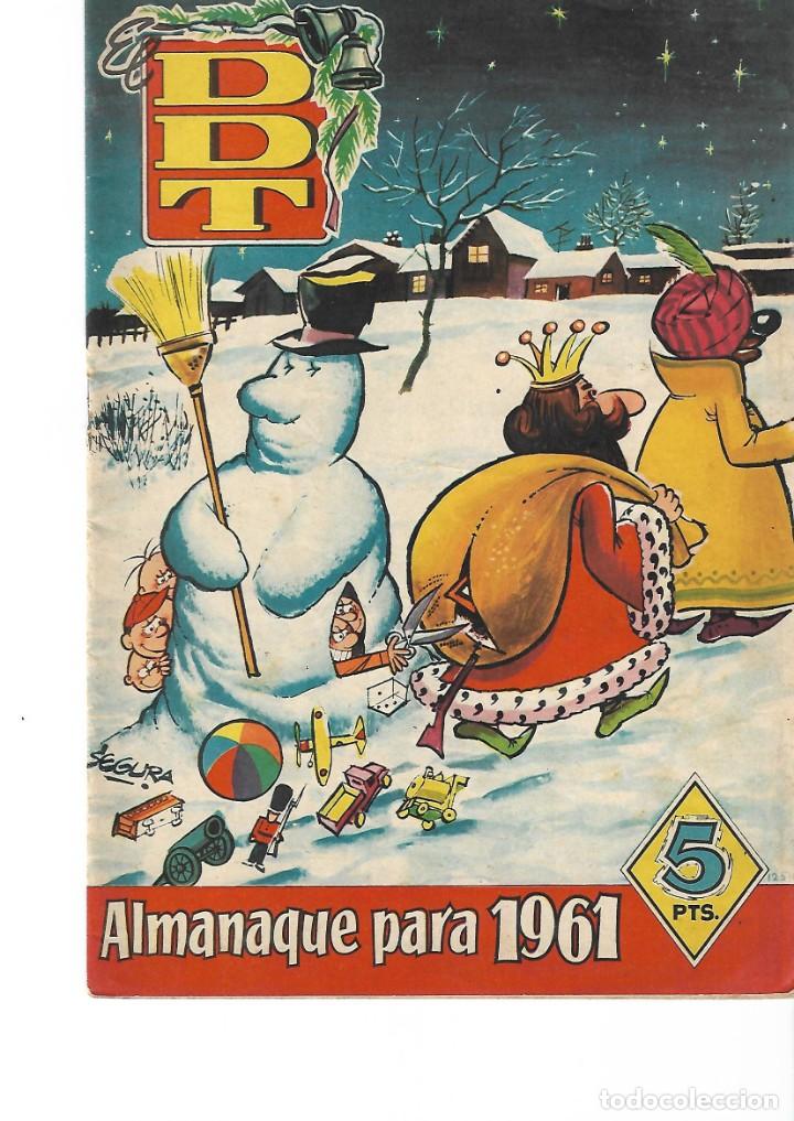 Tebeos: DDT-ALMANAQUE PARA 1961- - Foto 1