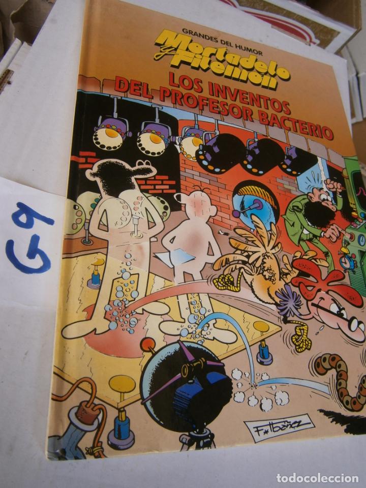 Tebeos: MORTADELO Y FILEMON - LOS INVENTOS DEL PROFESOR BACTERIO - Foto 1