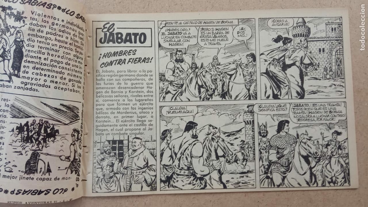 Tebeos: EL JABATO ORIGINAL N&ordm; 188 - Foto 3
