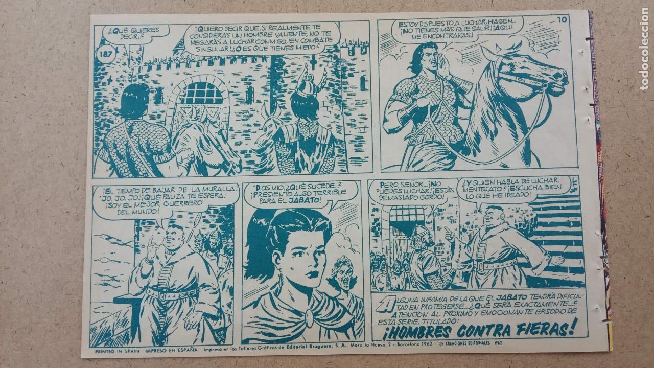 Tebeos: EL JABATO ORIGINAL N&ordm; 187 - Foto 2