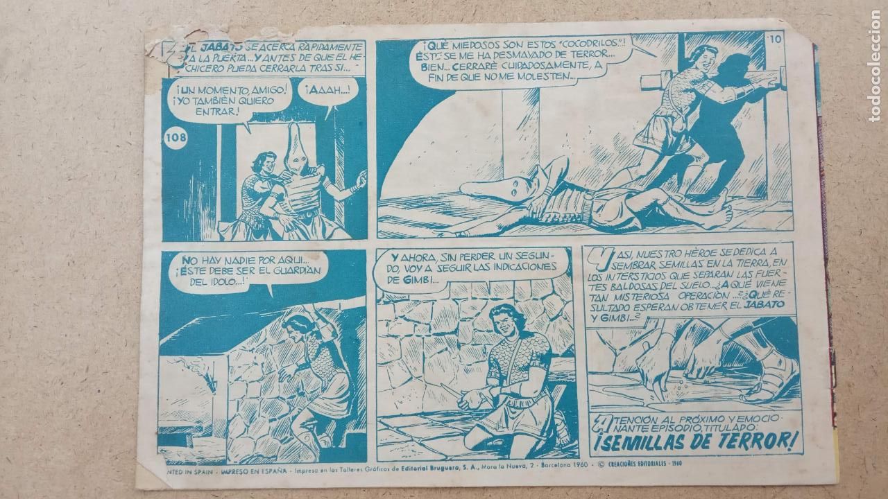 Tebeos: EL JABATO ORIGINAL N&ordm; 108 - Foto 2